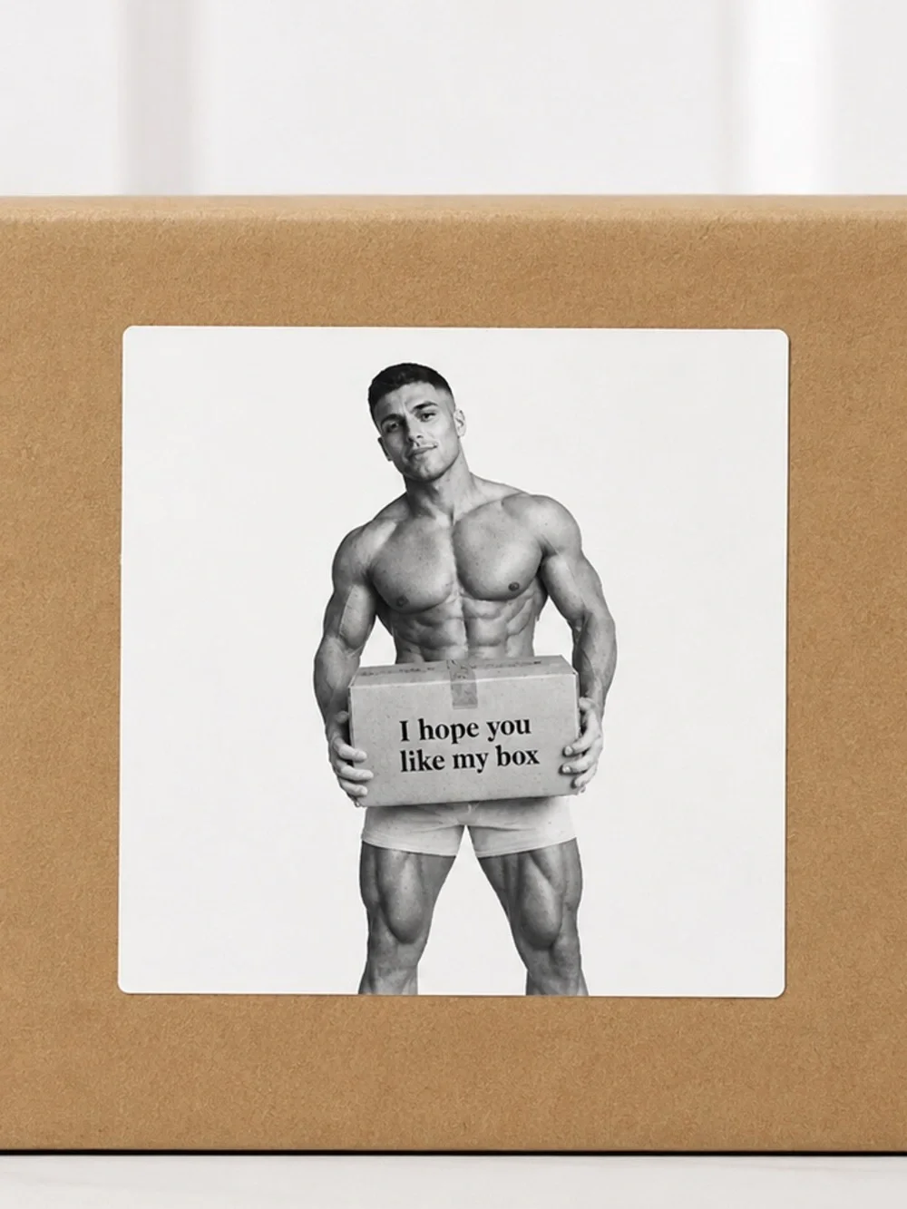 Hottie on a Boxie Stickers  3”x3”-100ct.
